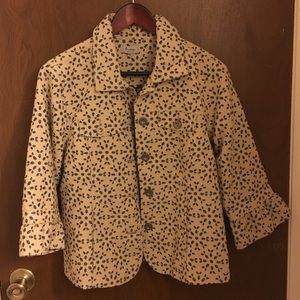 Y2K Vintage Anthropologie Eyelet Blazer